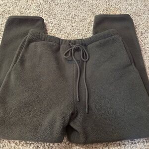 Fear of God Fleece Joggers in Army Green